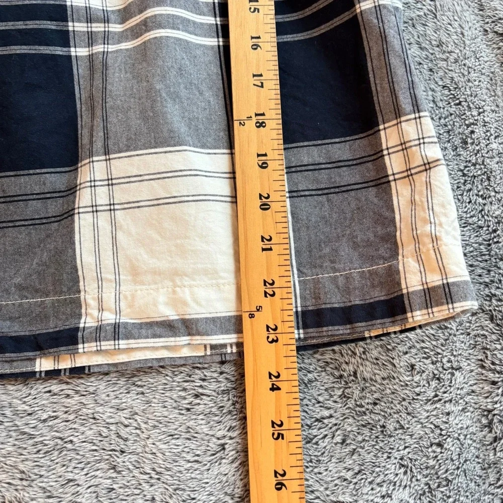 Aeropostale Men Plaid Flat Front Shorts Y2K Size 38 (fits like 40) Chino 19664
